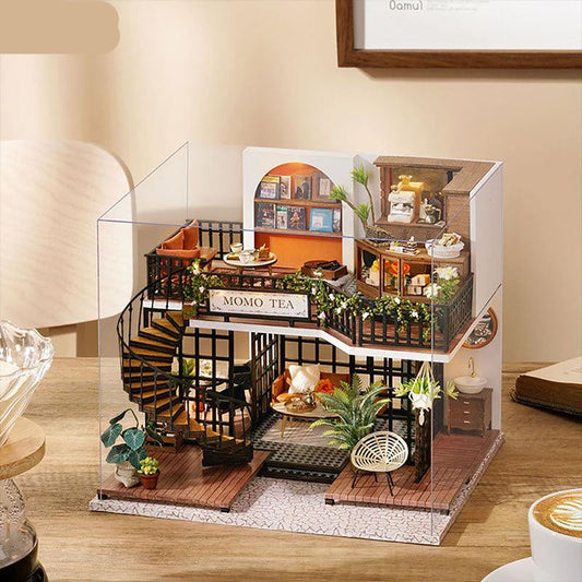 Diyion™ | DIY Dollhouse Kit (Forest Teashop ) - Diyion