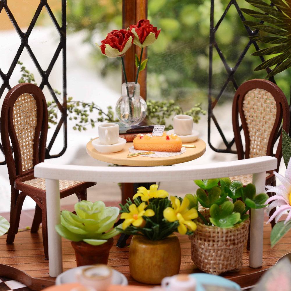 Diyion™ | DIY Dollhouse Kit (Garden Cafe) - Diyion