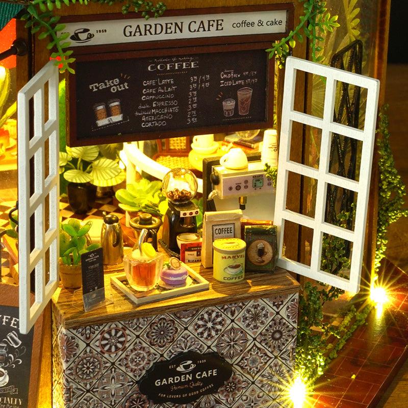 Diyion™ | DIY Dollhouse Kit (Garden Cafe) - Diyion