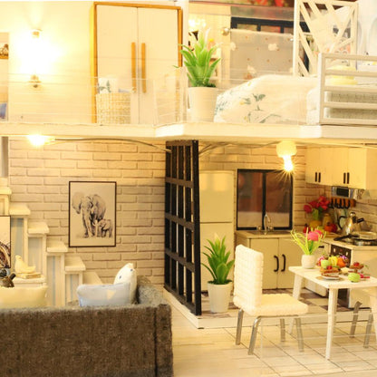 Diyion™ | DIY Dollhouse Kit (Happy Time) - Diyion