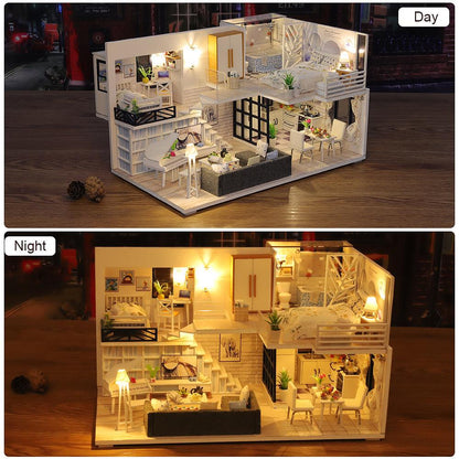 Diyion™ | DIY Dollhouse Kit (Happy Time) - Diyion