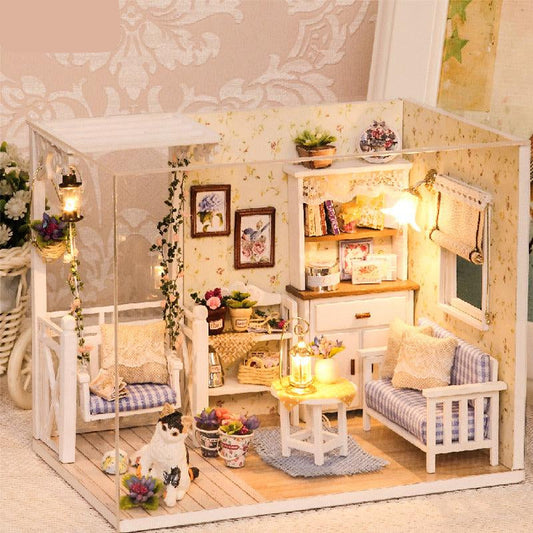 Diyion™ | DIY Dollhouse Kit (Kitten Diary) - Diyion