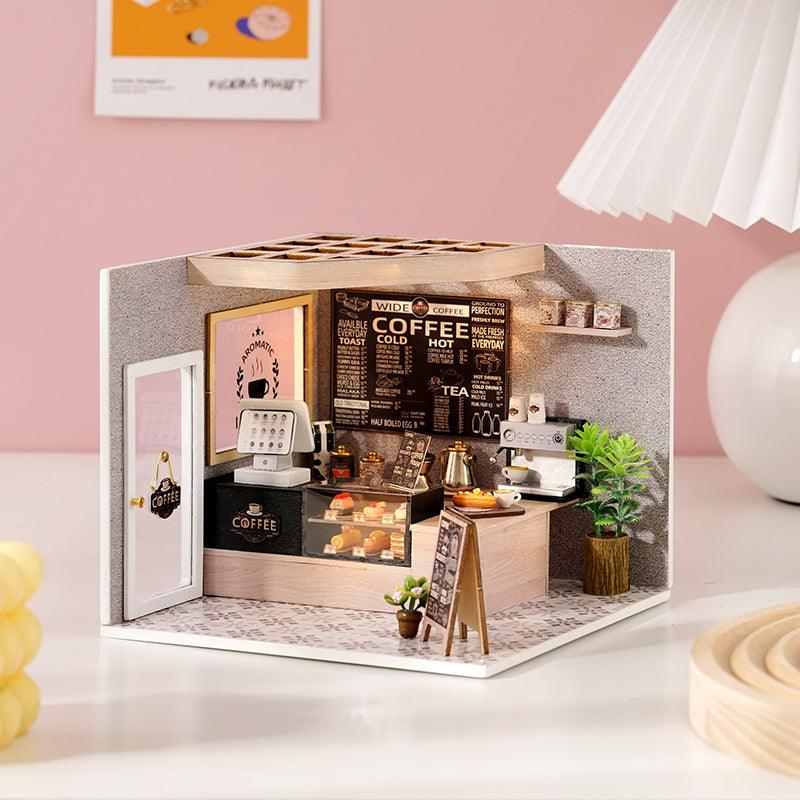 Diyion™ | DIY Dollhouse Kit (Leisurely Coffee Shop) - Diyion
