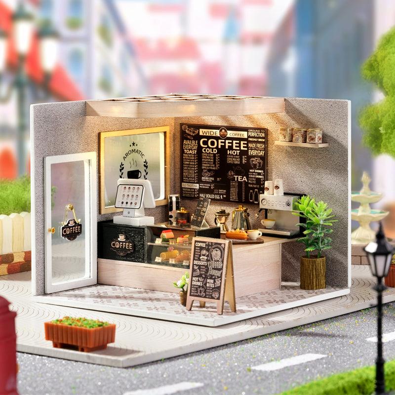 Diyion™ | DIY Dollhouse Kit (Leisurely Coffee Shop) - Diyion