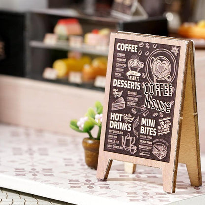 Diyion™ | DIY Dollhouse Kit (Leisurely Coffee Shop) - Diyion