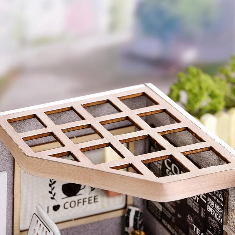 Diyion™ | DIY Dollhouse Kit (Leisurely Coffee Shop) - Diyion