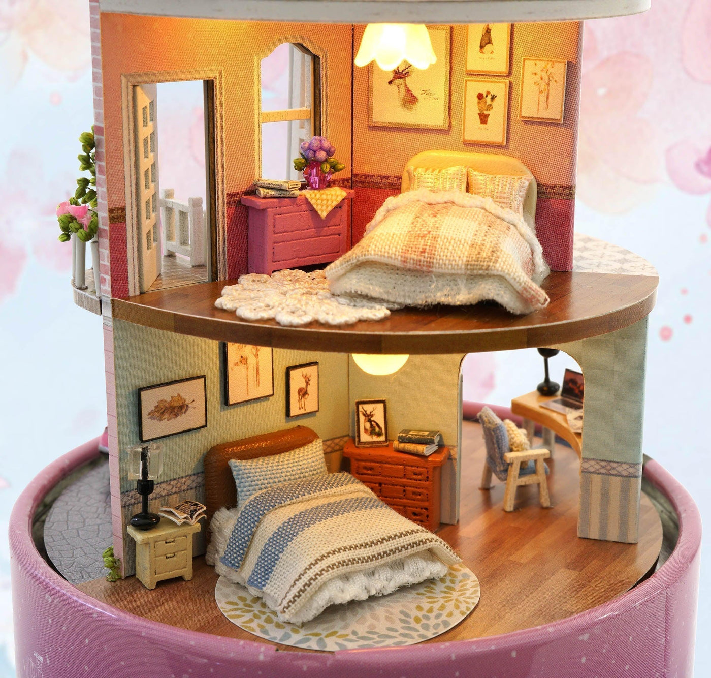 Diyion™ | DIY Dollhouse Kit (Meet at Corner) - Diyion