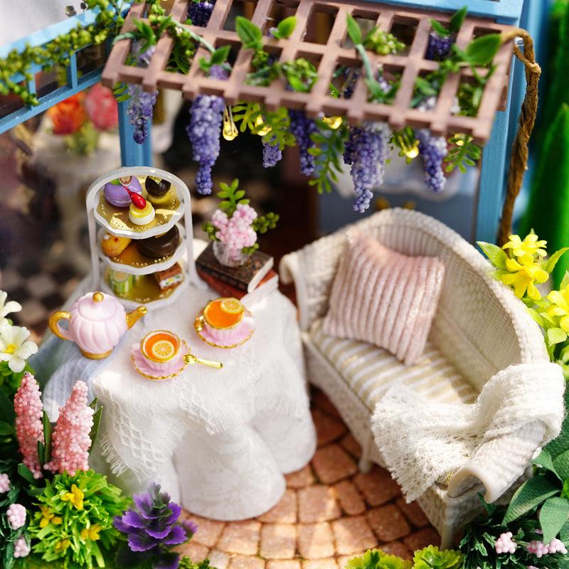 Diyion™ | DIY Dollhouse Kit (Rose Garden Tea House) - Diyion