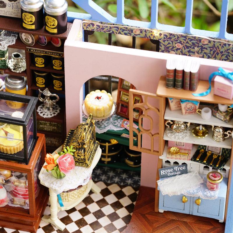 Diyion™ | DIY Dollhouse Kit (Rose Garden Tea House) - Diyion