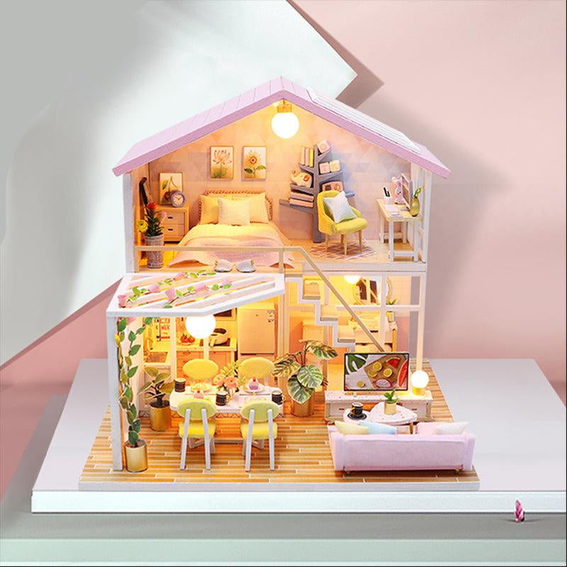Diyion™ | DIY Dollhouse Kit (Sweet Time) - Diyion