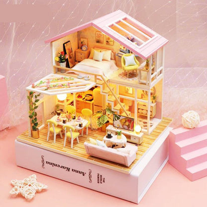 Diyion™ | DIY Dollhouse Kit (Sweet Time) - Diyion