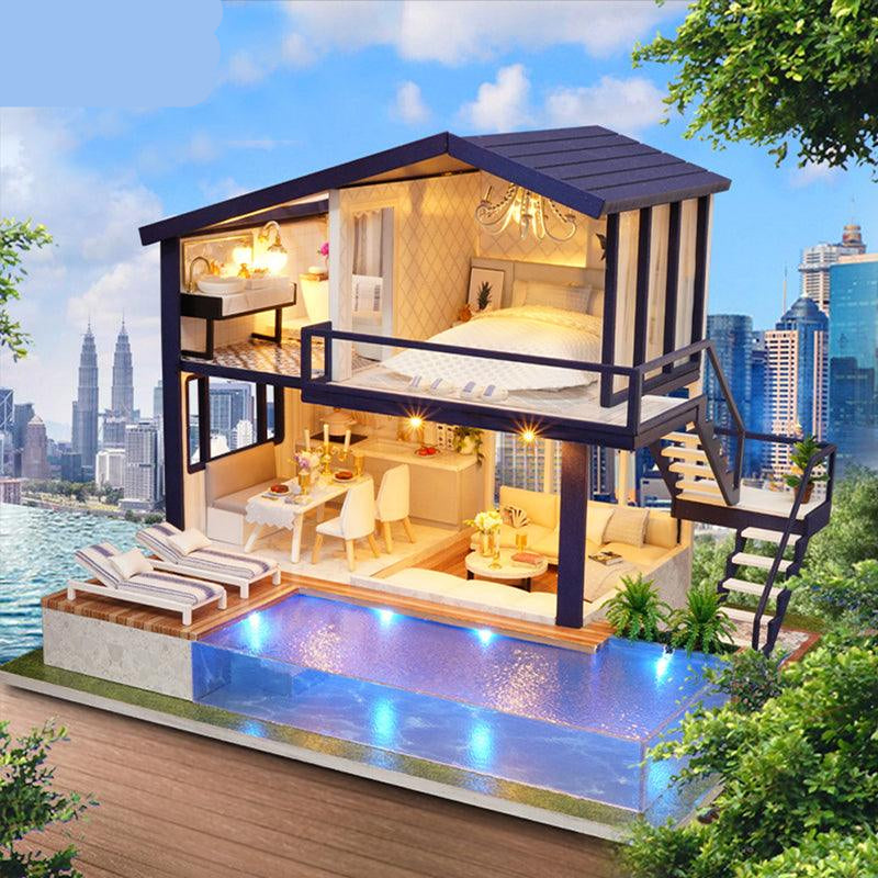 Diyion™ | DIY Dollhouse Kit (Time Apartment) - Diyion