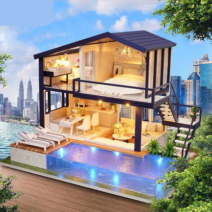 Diyion™ | DIY Dollhouse Kit (Time Apartment) - Diyion