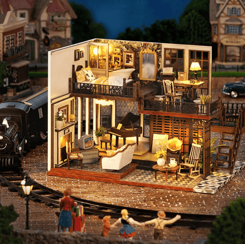Diyion™ | DIY Dollhouse Kit (Time Impression) - Diyion