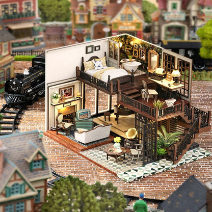 Diyion™ | DIY Dollhouse Kit (Time Impression) - Diyion