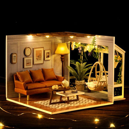 Diyion™ | DIY Dollhouse Kit (Warm Moment) - Diyion
