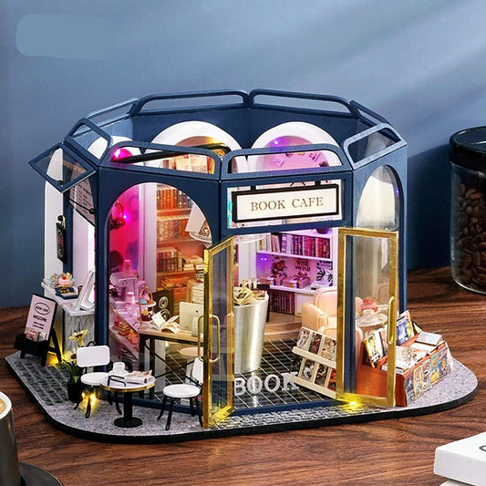 Diyion™ | Dollhouse Kit (Book Cafe) - Diyion