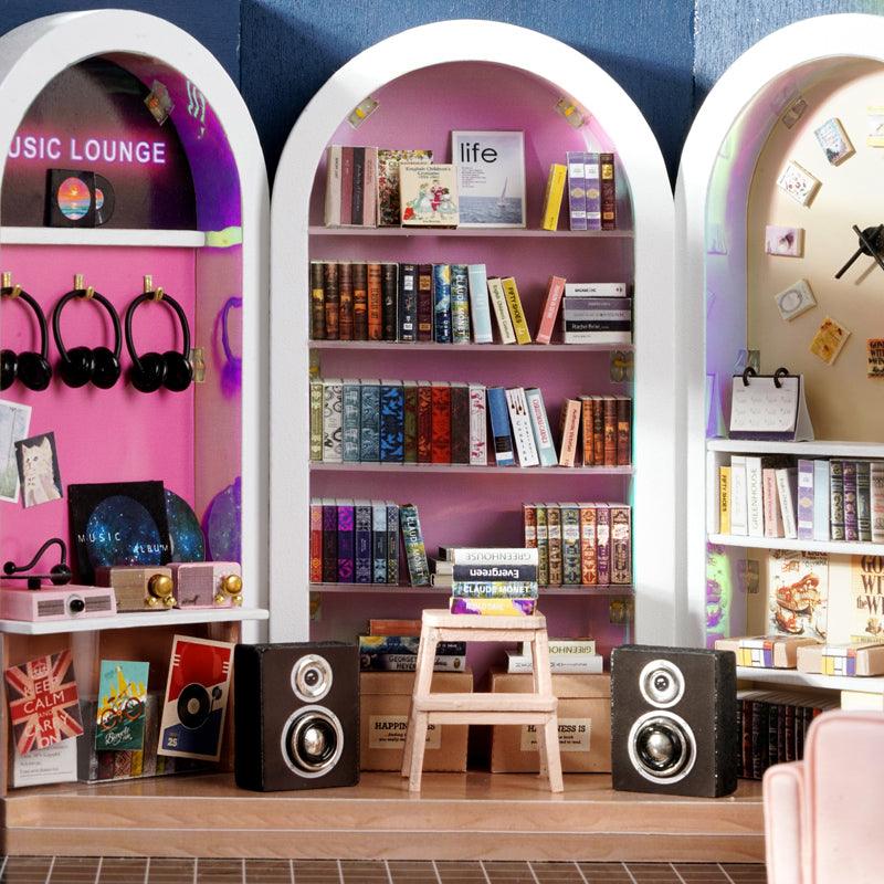 Diyion™ | Dollhouse Kit (Book Cafe) - Diyion