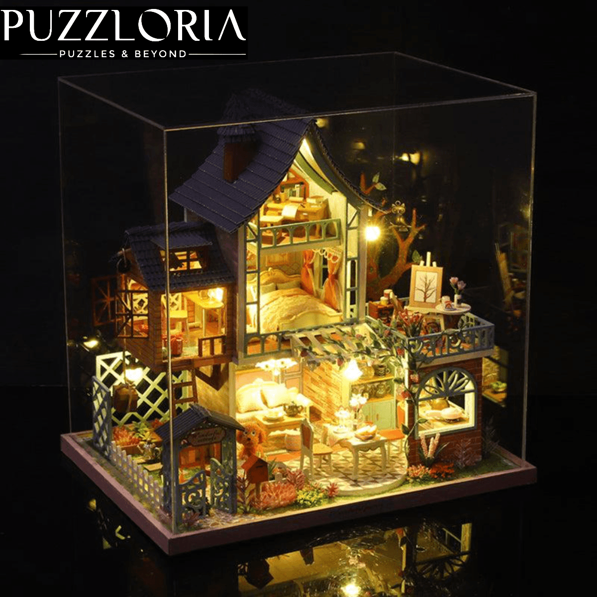 Diyion™ | Tropical Jungle Resort Miniature DIY Kit - Diyion