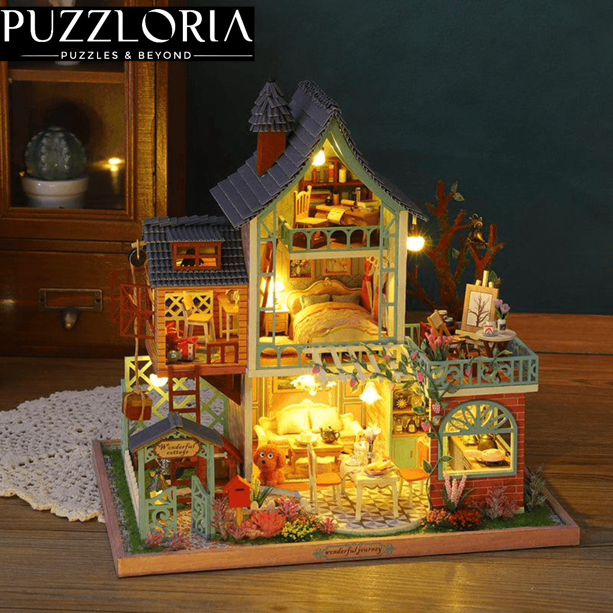 Diyion™ | Tropical Jungle Resort Miniature DIY Kit - Diyion