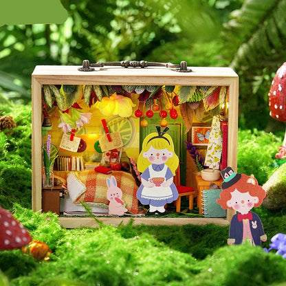 Diyion™ | DIY Dollhouse Kit (Small Wooden Box) - Diyion