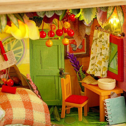 Diyion™ | DIY Dollhouse Kit (Small Wooden Box) - Diyion