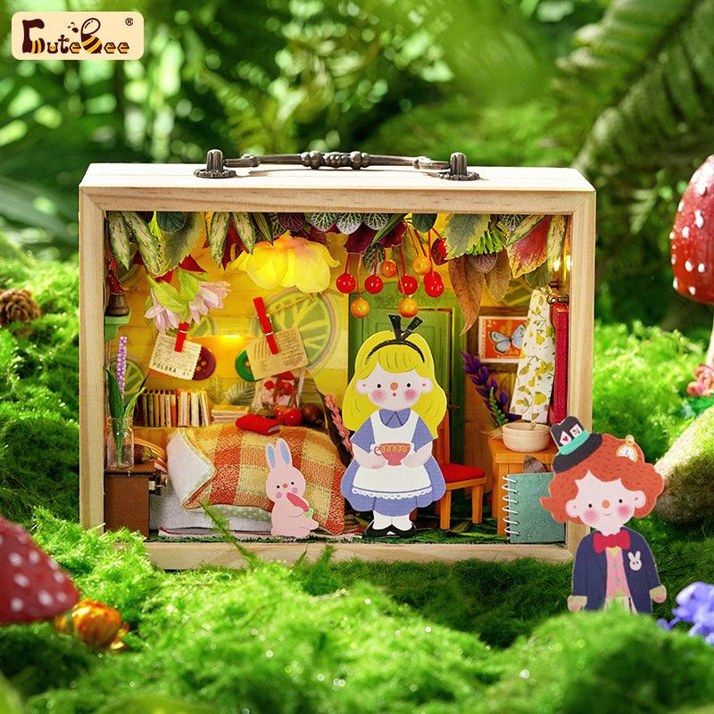 Diyion™ | DIY Dollhouse Kit (Small Wooden Box) - Diyion