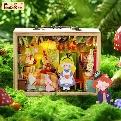 Diyion™ | DIY Dollhouse Kit (Small Wooden Box) - Diyion