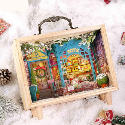 Diyion™ | DIY Dollhouse Kit (Small Wooden Box) - Diyion