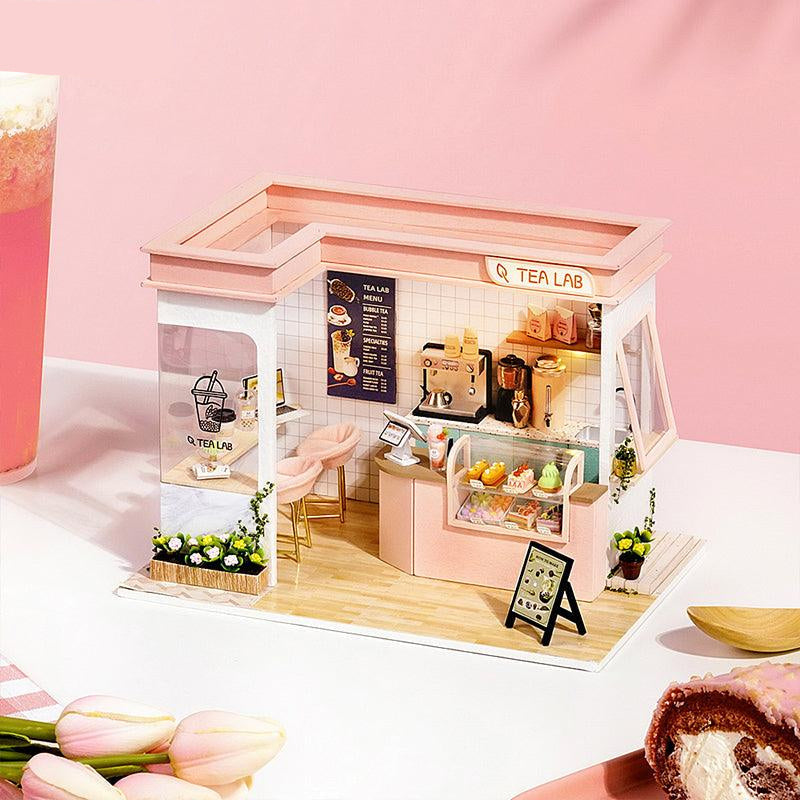 Diyion™ | DIY Dollhouse Kit (Sunny Tea Station) - Diyion