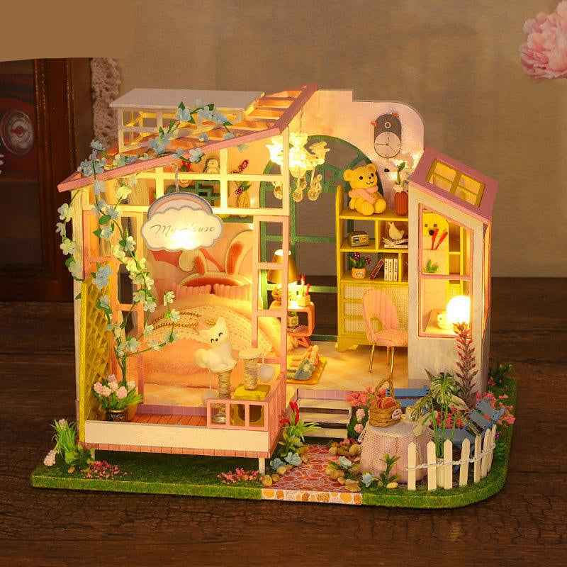 Diyion™ | DIY Dollhouse Kit ( Story of Flowers ) - Diyion