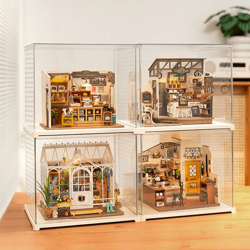 Diyion™ | Miniature House Display Box - Dust Cover - Diyion