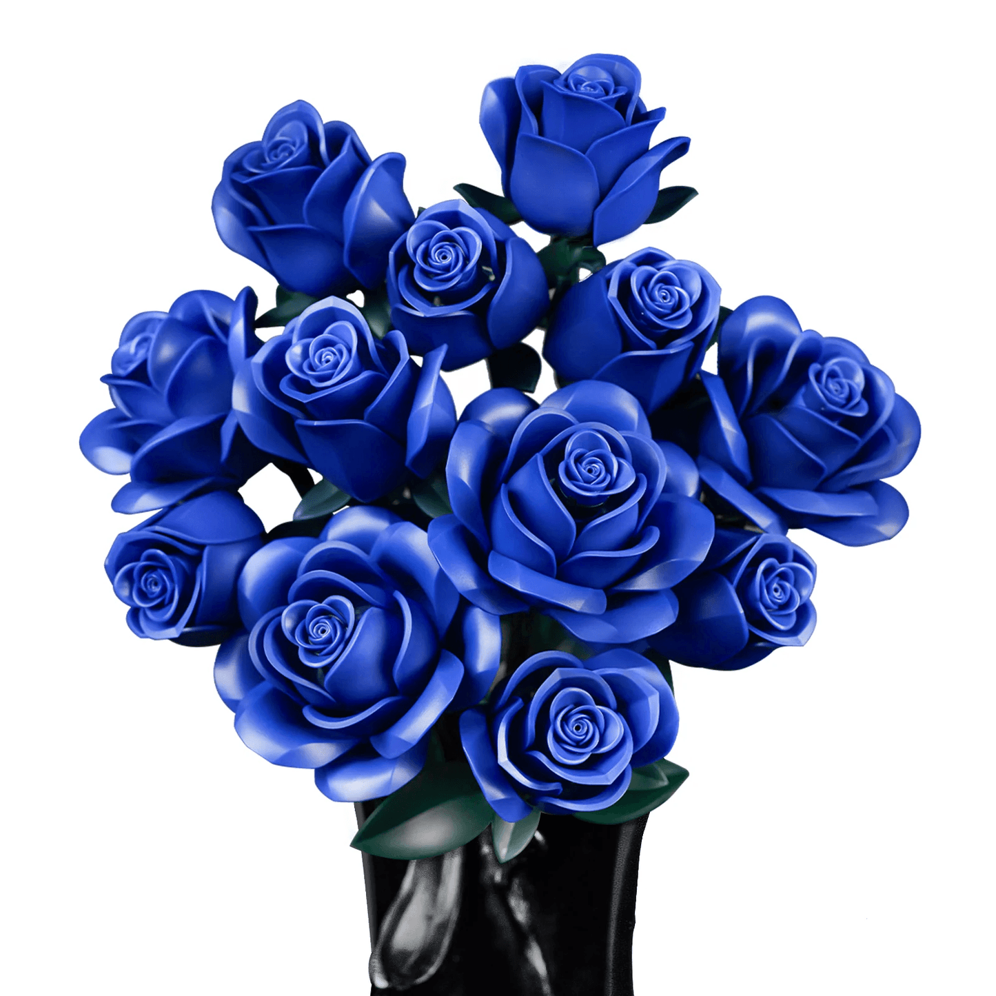 Diyion™ | Eternal Blue Rose Bouquet Building Set - Diyion