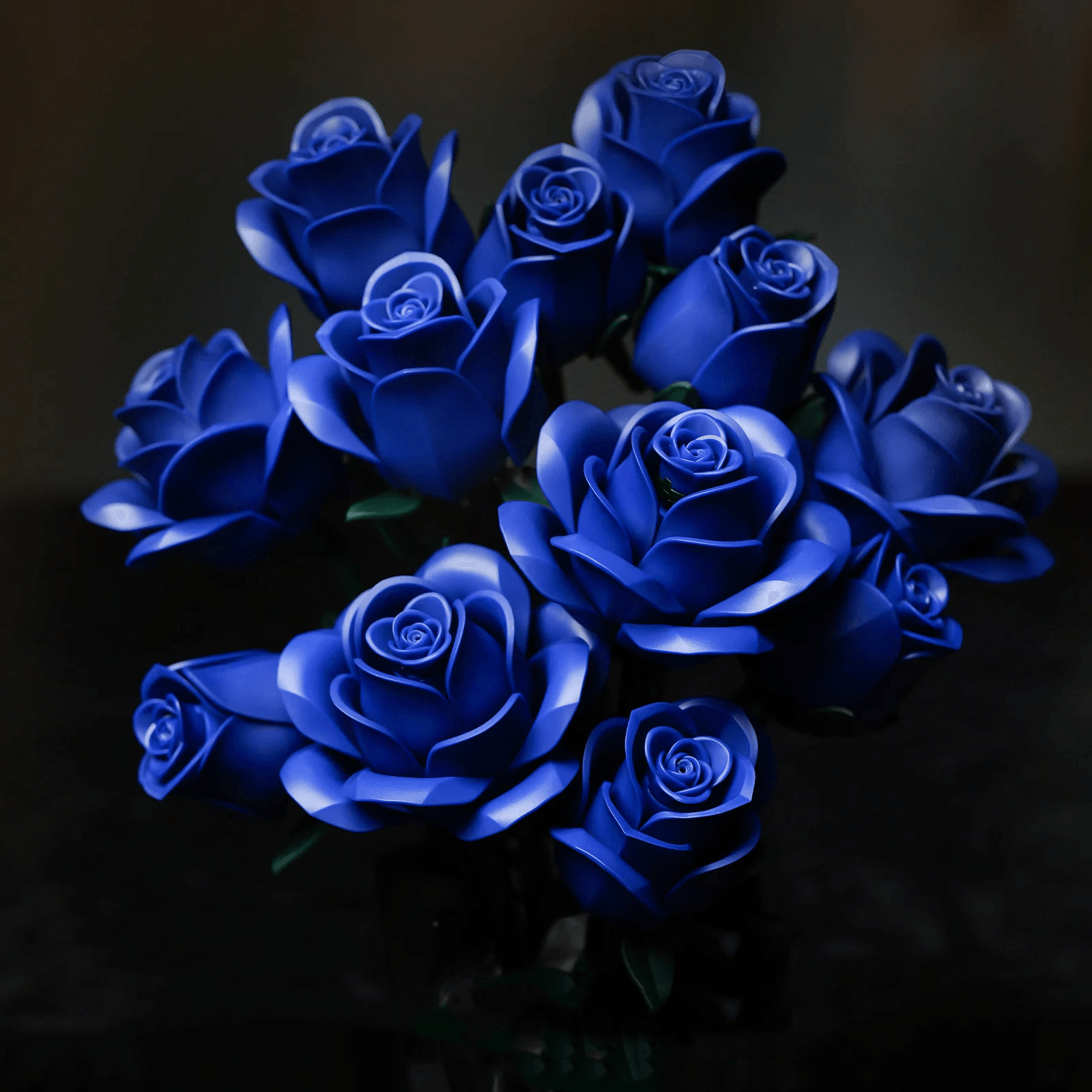Diyion™ | Eternal Blue Rose Bouquet Building Set - Diyion