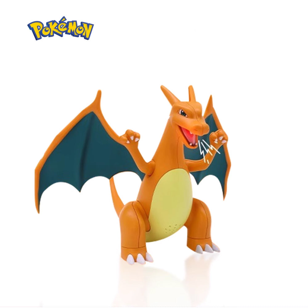 Pokémon Charizard action figure with movable hands and articulated joints for imaginative dragon adventures