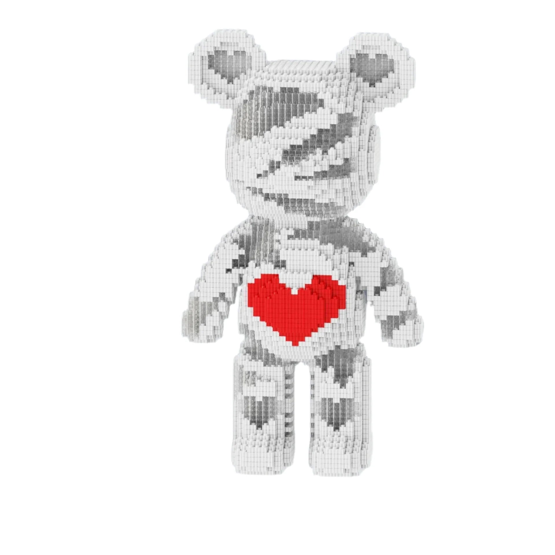 3688 piece oversized bear character DIY adult educational children's toys birthday gift model building blocks set
