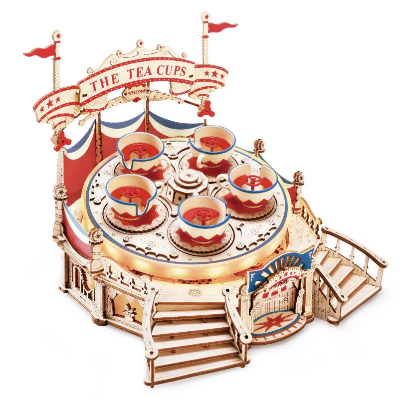 Diyion™ | Tilt-A-Whirl DIY Music Box 3D Wooden Puzzle - Diyion