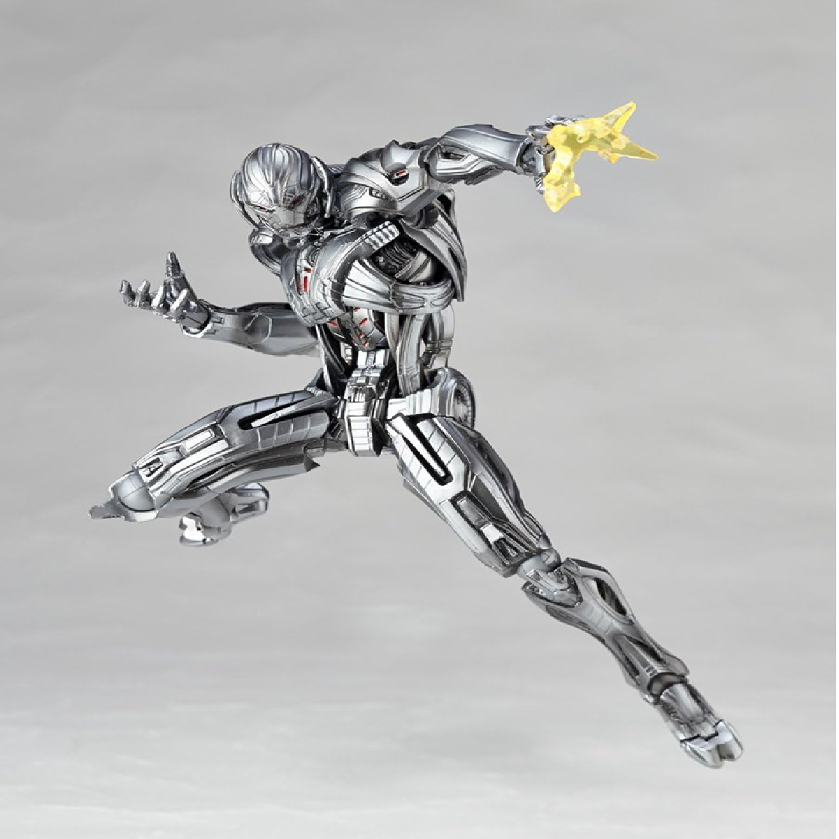 Ultron villain figure with sculpted panel lines and mechanical textures
