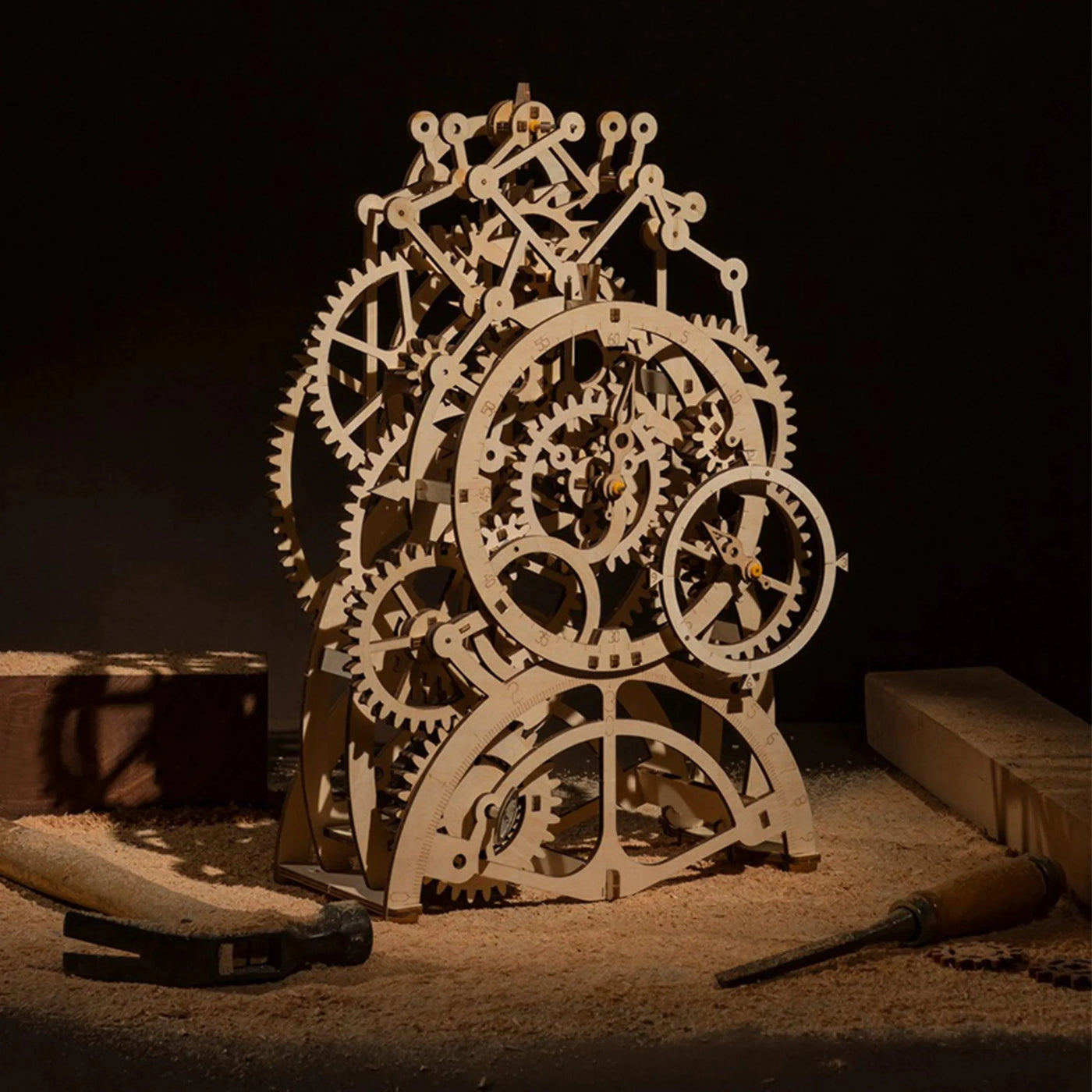 Diyion™ | Temporal Craftsman Functional Wooden Pendulum Clock Kit - Diyion