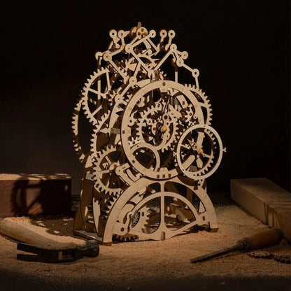 Diyion™ | Temporal Craftsman Functional Wooden Pendulum Clock Kit - Diyion
