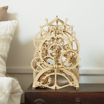 Diyion™ | Temporal Craftsman Functional Wooden Pendulum Clock Kit - Diyion