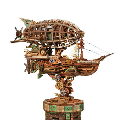 Diyion™ | Sailing In Fog - 3D Mechanical Airship Puzzle - Diyion