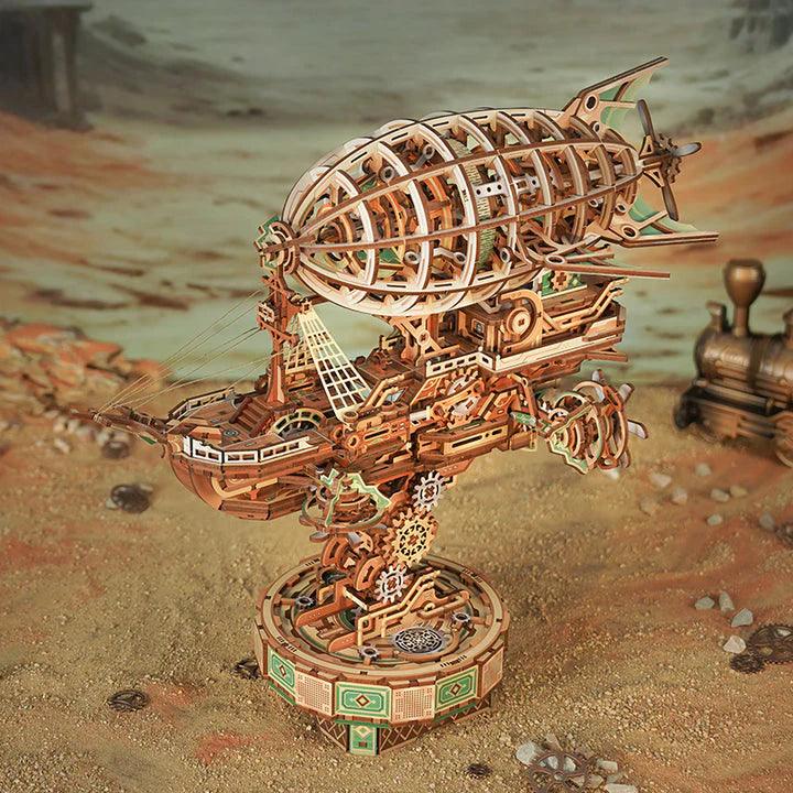 Diyion™ | Sailing In Fog - 3D Mechanical Airship Puzzle - Diyion