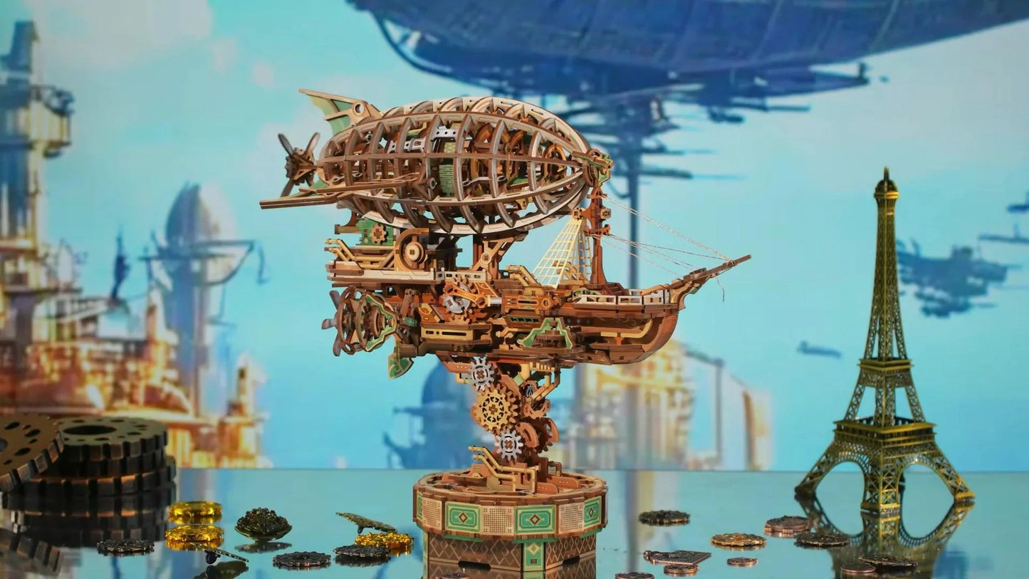 Diyion™ | Sailing In Fog - 3D Mechanical Airship Puzzle - Diyion