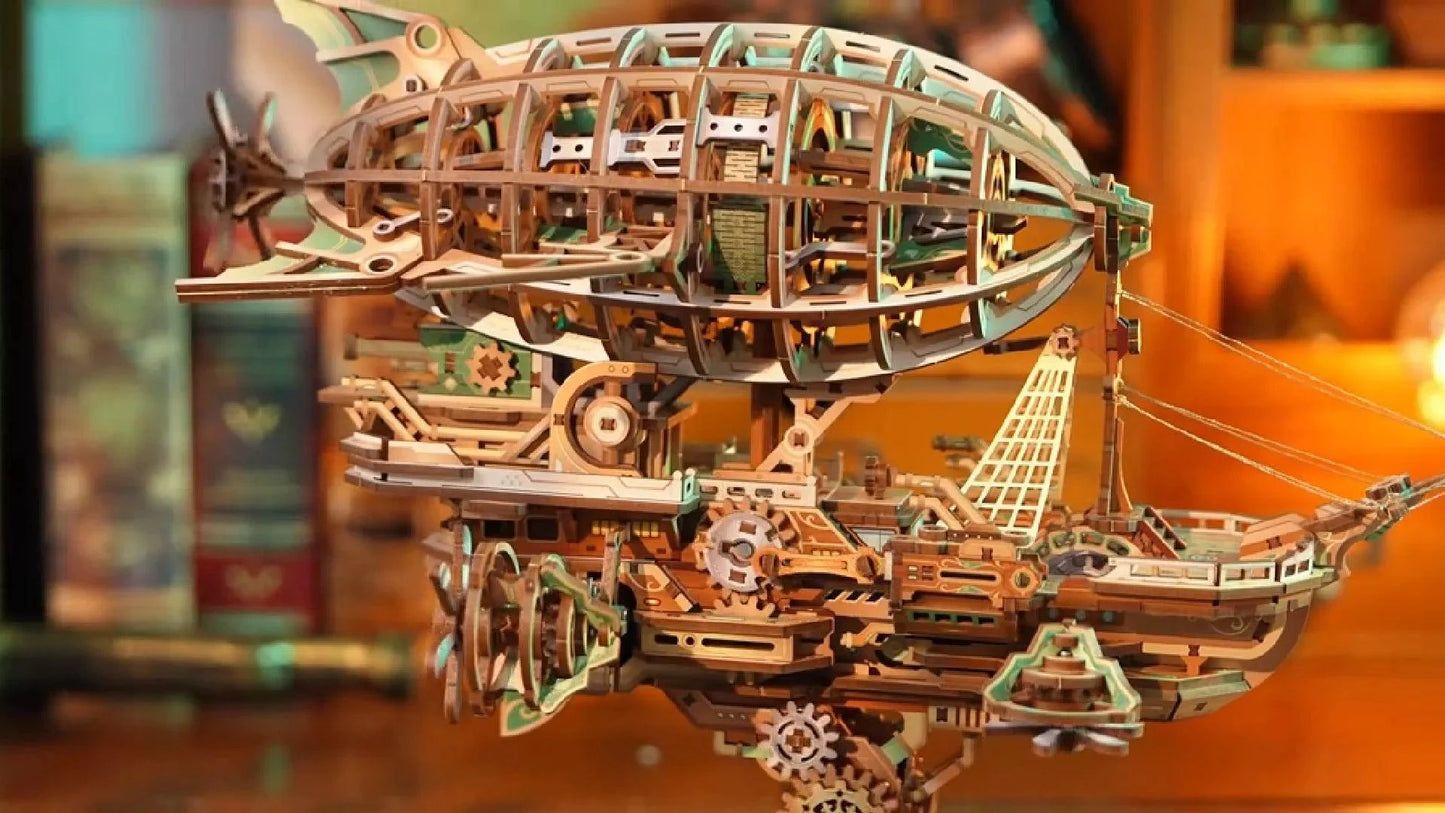 Diyion™ | Sailing In Fog - 3D Mechanical Airship Puzzle - Diyion