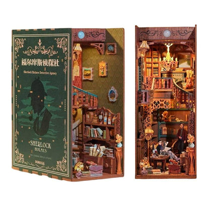 Sherlock Holmes Detective Agency DIY Book Nook Kit - DIYION