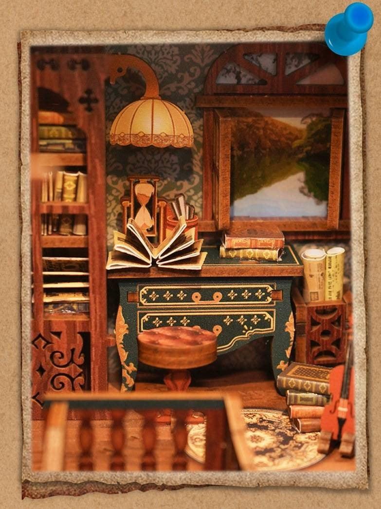 Sherlock Holmes Detective Agency DIY Book Nook Kit - DIYION