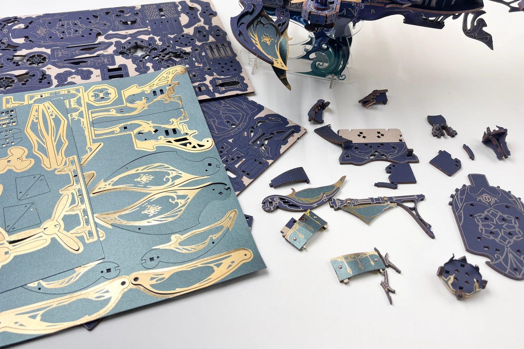 Diyion™ | Stellar Abyss Voyager 3D Wooden Puzzle - Diyion