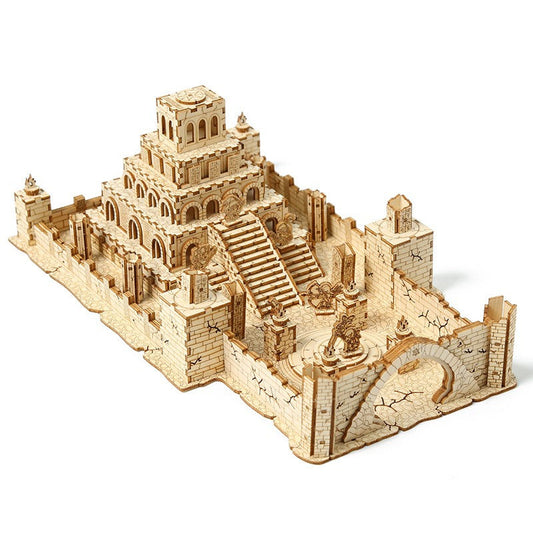 Battlefield Remains | Architecture 3D Wooden Puzzle | Mechanical Model - DIYION