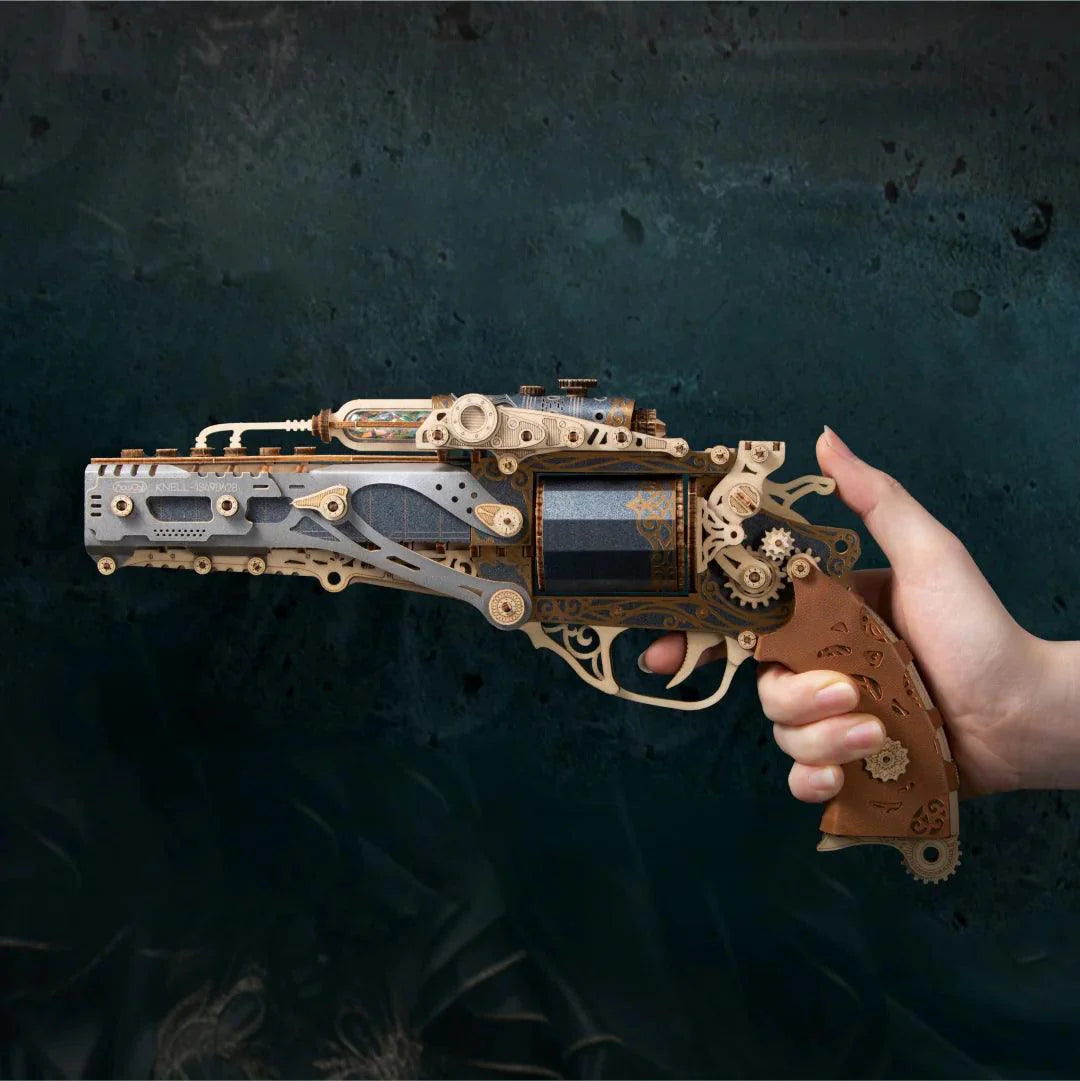 Diyion™ | Steampunk Revolution 3D Mechanical Revolver Puzzle - Diyion MOOD1-18580911